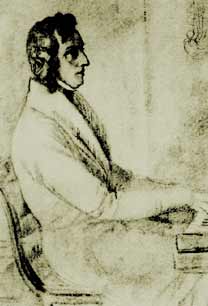 Chopin 1838, kurz vor seiner Reise nach Mallorca
